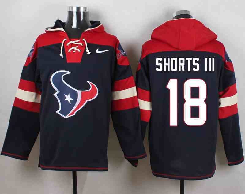 Nike Texans 18 Cecil Shorts Navy Hooded Jersey