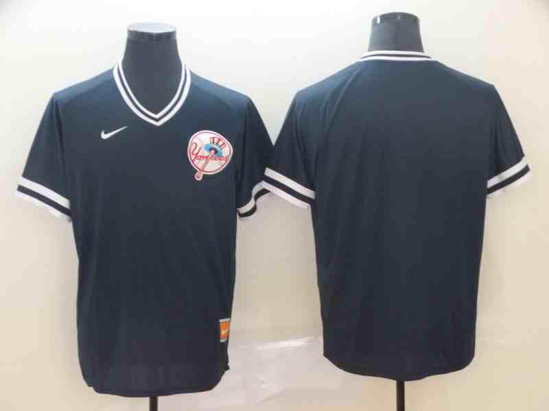 Yankees Blank Black Throwback Jersey