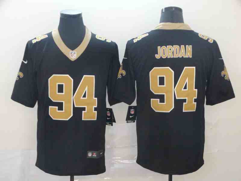 Nike Saints 94 Cameron Jordan Black Vapor Untouchable Limited Youth Jersey