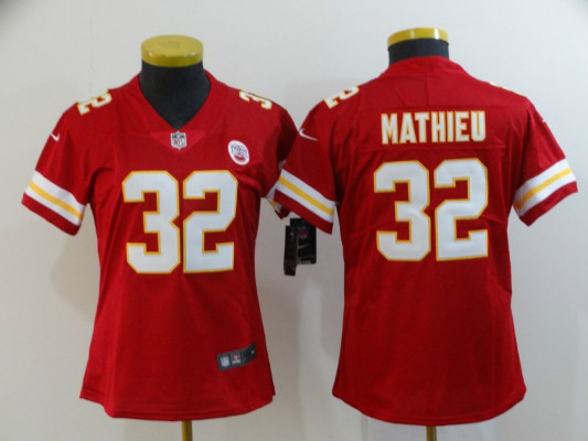 Chiefs 32 Tyrann Mathieu Red Women's  Vapor Untouchable Limited Jersey