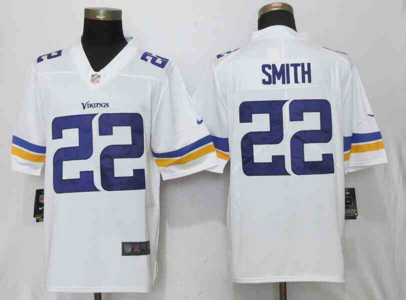 NEW Nike Dallas Vikings 22 Smith White Vapor Untouchable Limited Playe