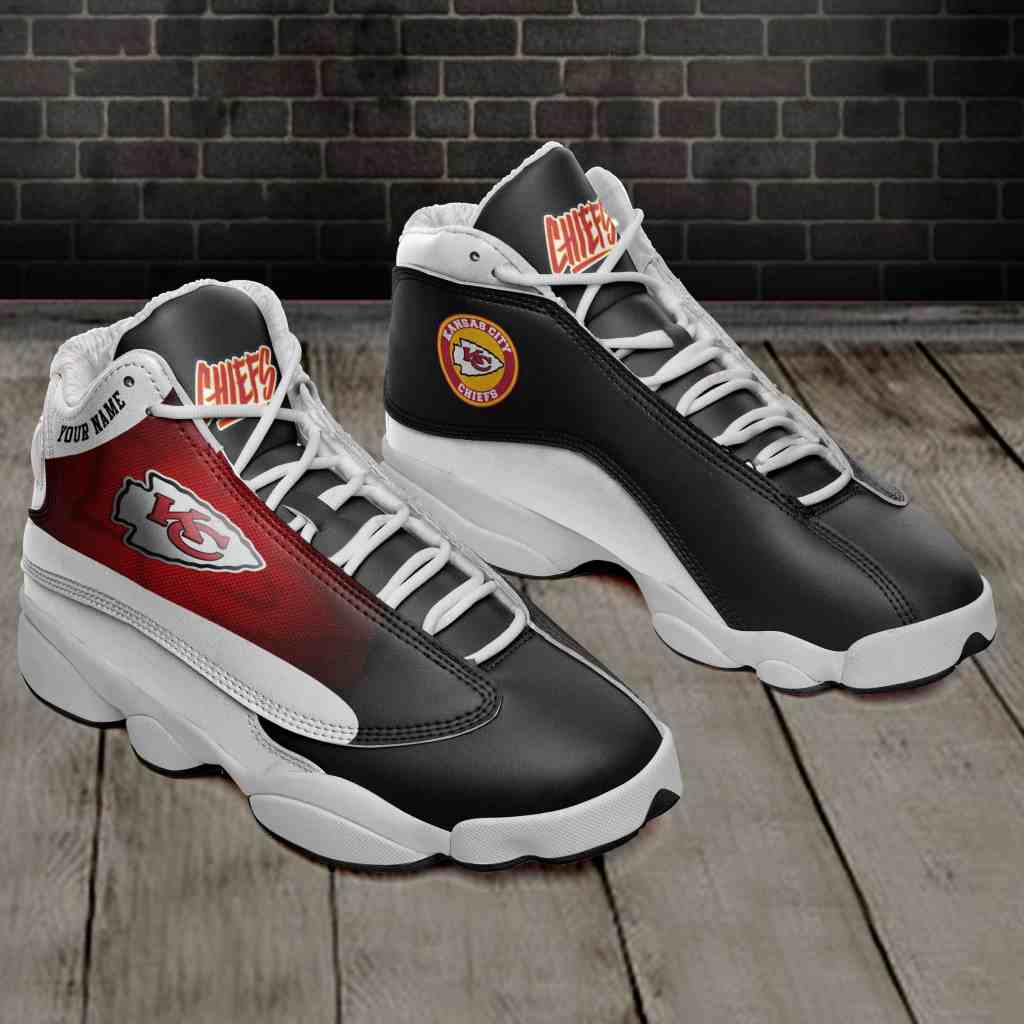 NFL Customized  shoes Kansas City Chiefs Limited Edition JD13 Sneakers 002