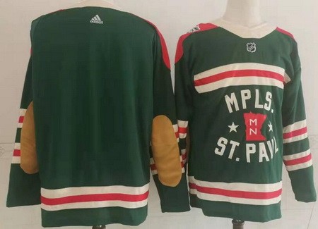 Men's Minnesota Wild Green 2022 Winter Classic Authentic Jersey