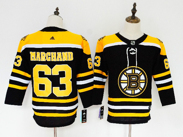 Bruins 63 Brad Marchand Black Women Adidas Jersey