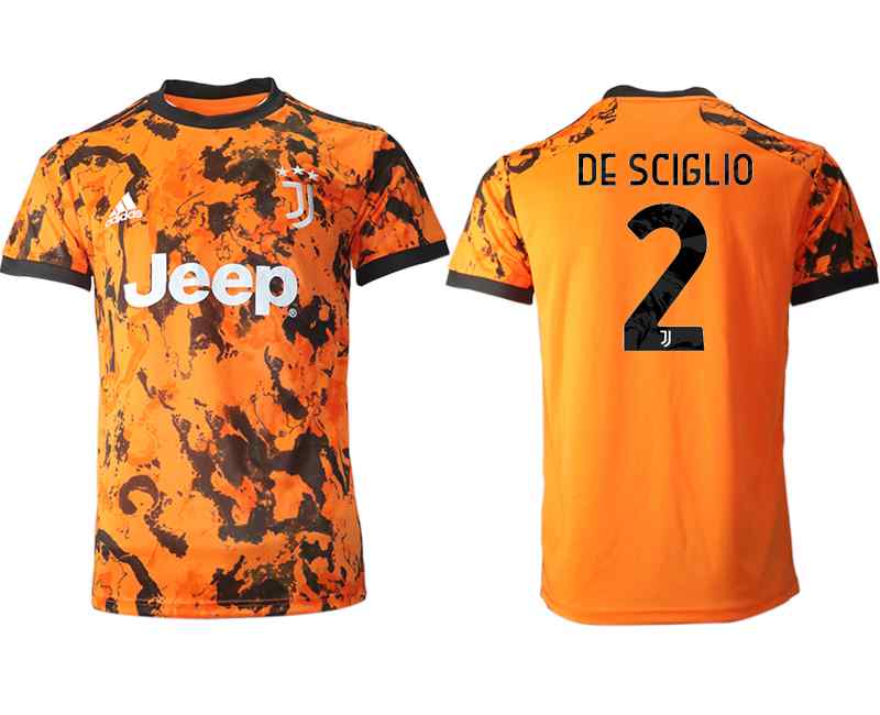 2020-21 Juventus 2 DE SCIGLIO Third Thailand Soccer Jersey