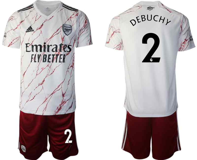 2020-21 Arsenal 2 DEBUCHY Away Soccer Jersey