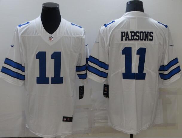 Nike Cowboys 11 Micah Parsons White Youth Vapor Limited Jersey