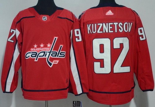Youth Washington Capitals #92 Evgeny Kuznetsov Red Jersey