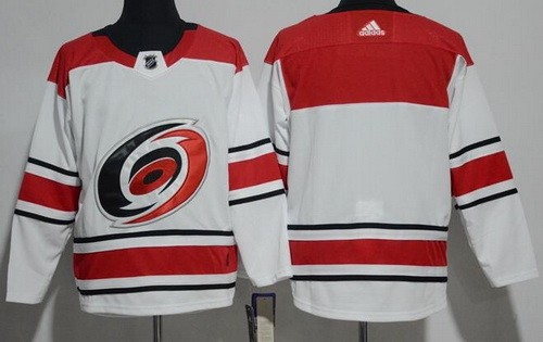 Men's Carolina Hurricanes Customized White Authentic Jersey