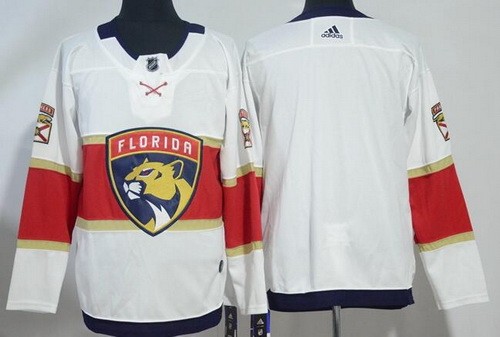 Youth Florida Panthers Customized White Authentic Jersey