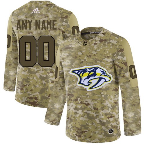 Youth Nashville Predators Customized Camo Fashion Authentic Jersey