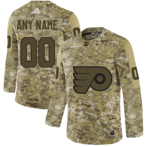 Youth Philadelphia Flyers Customized Camo Authentic Jersey