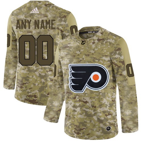 Women's Philadelphia Flyers Customized Camo Fashion Authentic Jersey