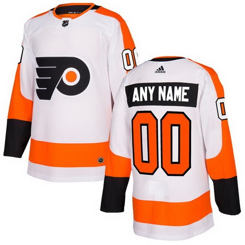 Women's Philadelphia Flyers Customized White Authentic Jersey