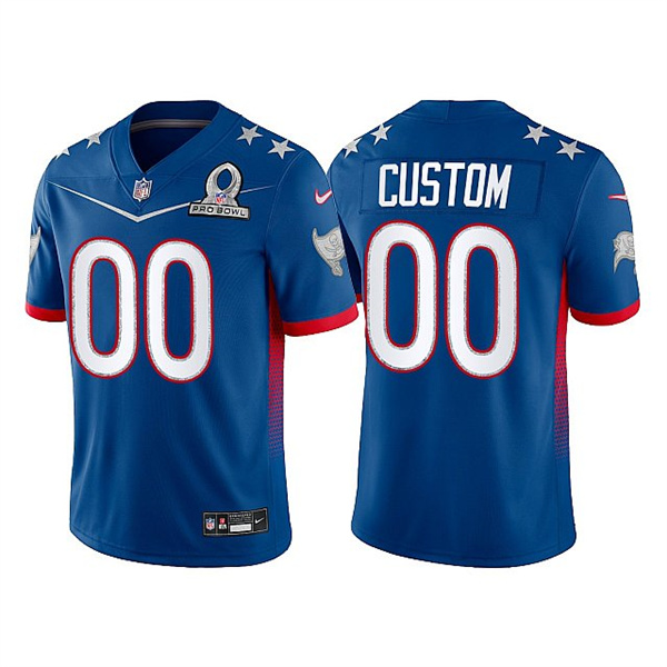 Tampa Bay Buccaneers Customized ACTIVE PLAYER Custom 2022 Royal NFC Pro Bowl Stitched