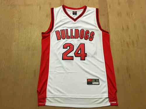 George University Edition 24 White New Fabric Jersey