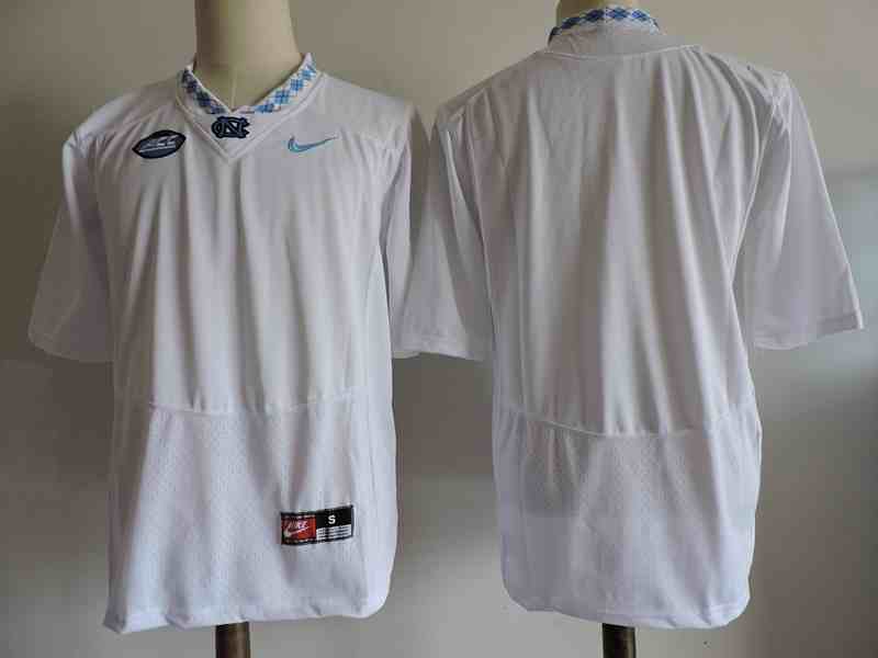 Men's NCAA North Carolina Tar Heels White Authentic College Basketball Jersey
