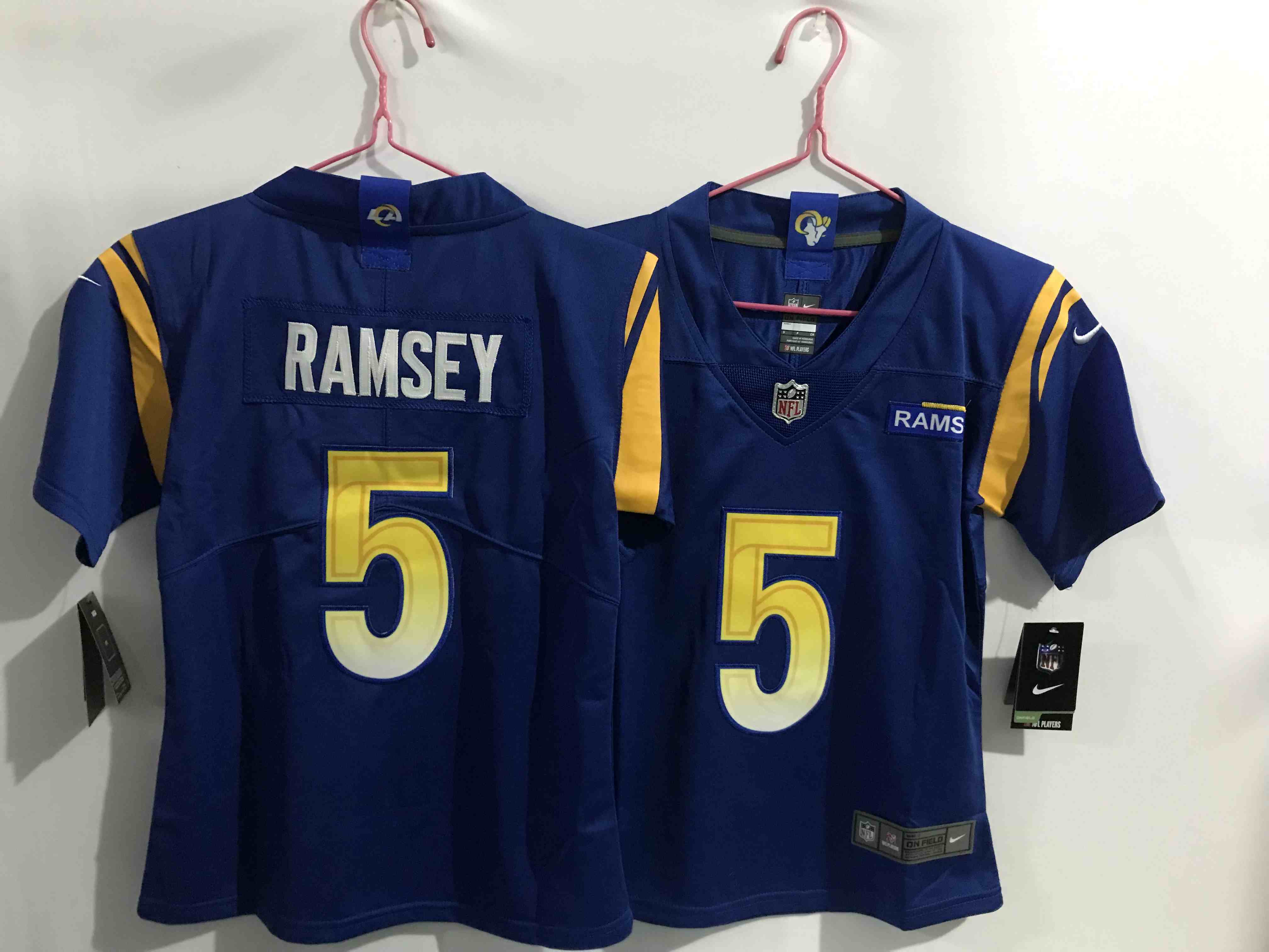 Women's Los Angeles Rams #5 Jalen Ramsey  Royal Limited Jersey