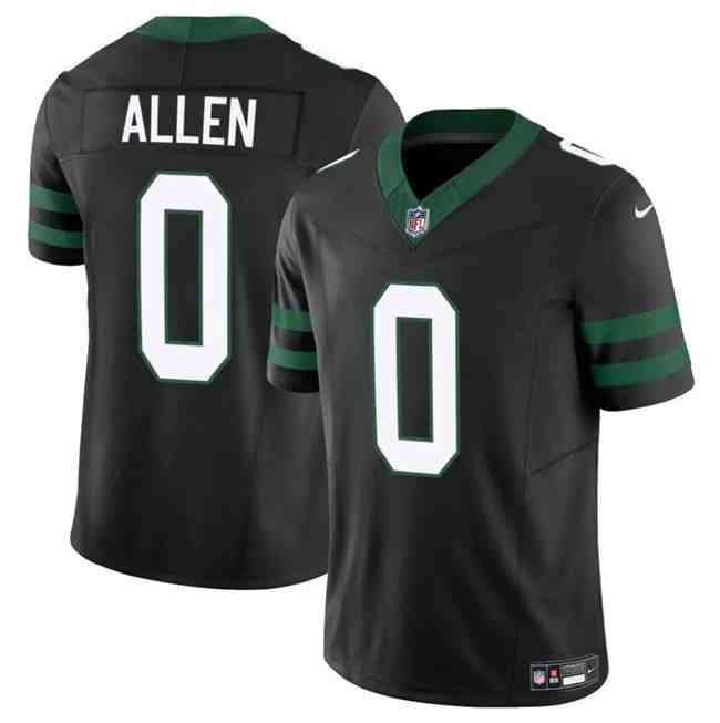 Men's New York Jets Active Player Custom  Black 2023 F.U.S.E Vapor Untouchable Limited Stitched Jersey