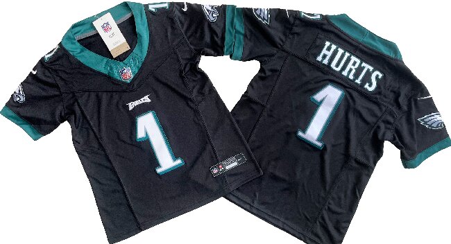 Women's Philadelphia Eagles 1# Jalen Hurts Nike Vapor F.U.S.E. Limited Jersey