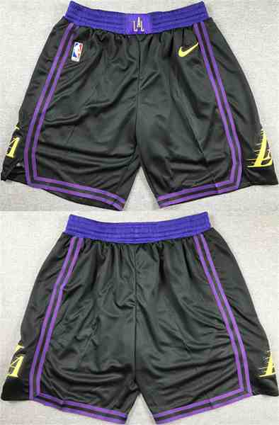 Men's Los Angeles Lakers Black Shorts