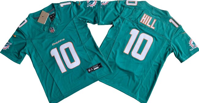 Women's Miami Dolphins #10 Tyreek Hill Aqua F.U.S.E Vapor Untouchable Stitched Jersey(Run Small)
