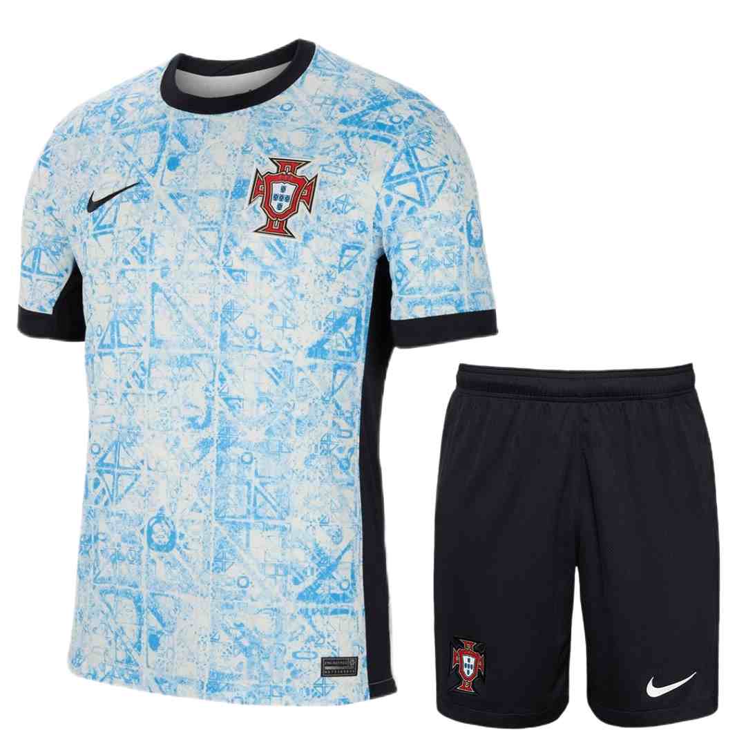 Men's Portugal Soccer Replica Away Euro 2024 Jersey Suit
