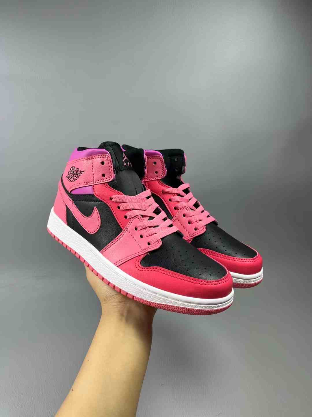 Air Jordan 1 Black  Pink us5.5-us11 Men's shoes