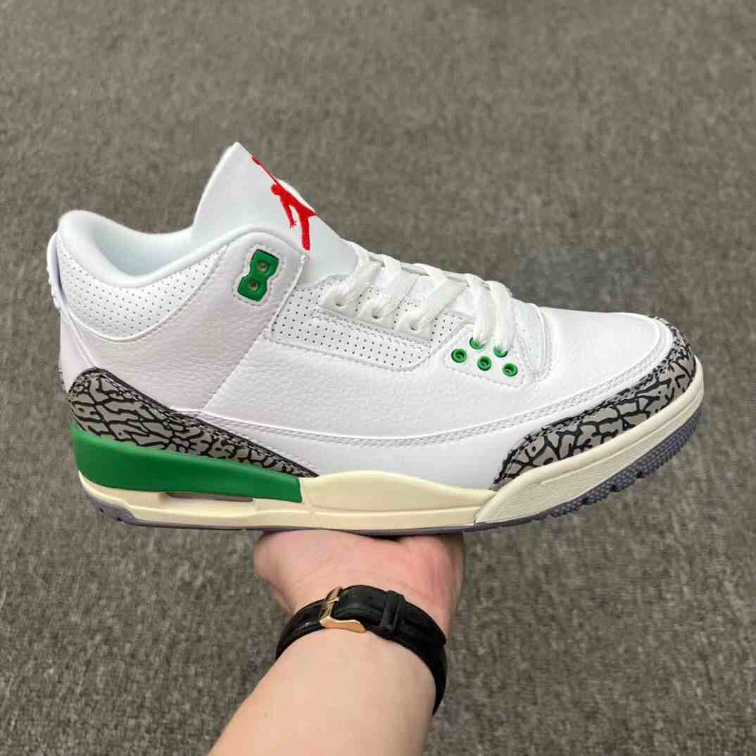 Air Jordan 3 White Green US5.5-US8 Women's Shoes