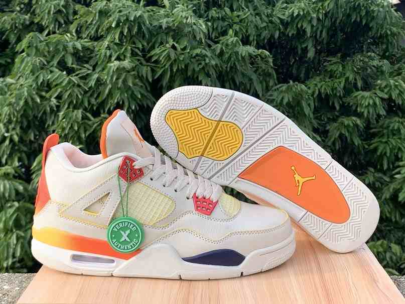 Air Jordan 4 x J Balvin“Medellín Sunset”us5.5-us13 Women's shoes
