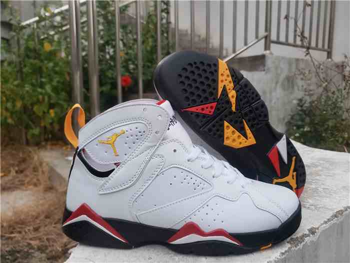 Women's Running Weapon Air Jordan 7 White Shoes 003