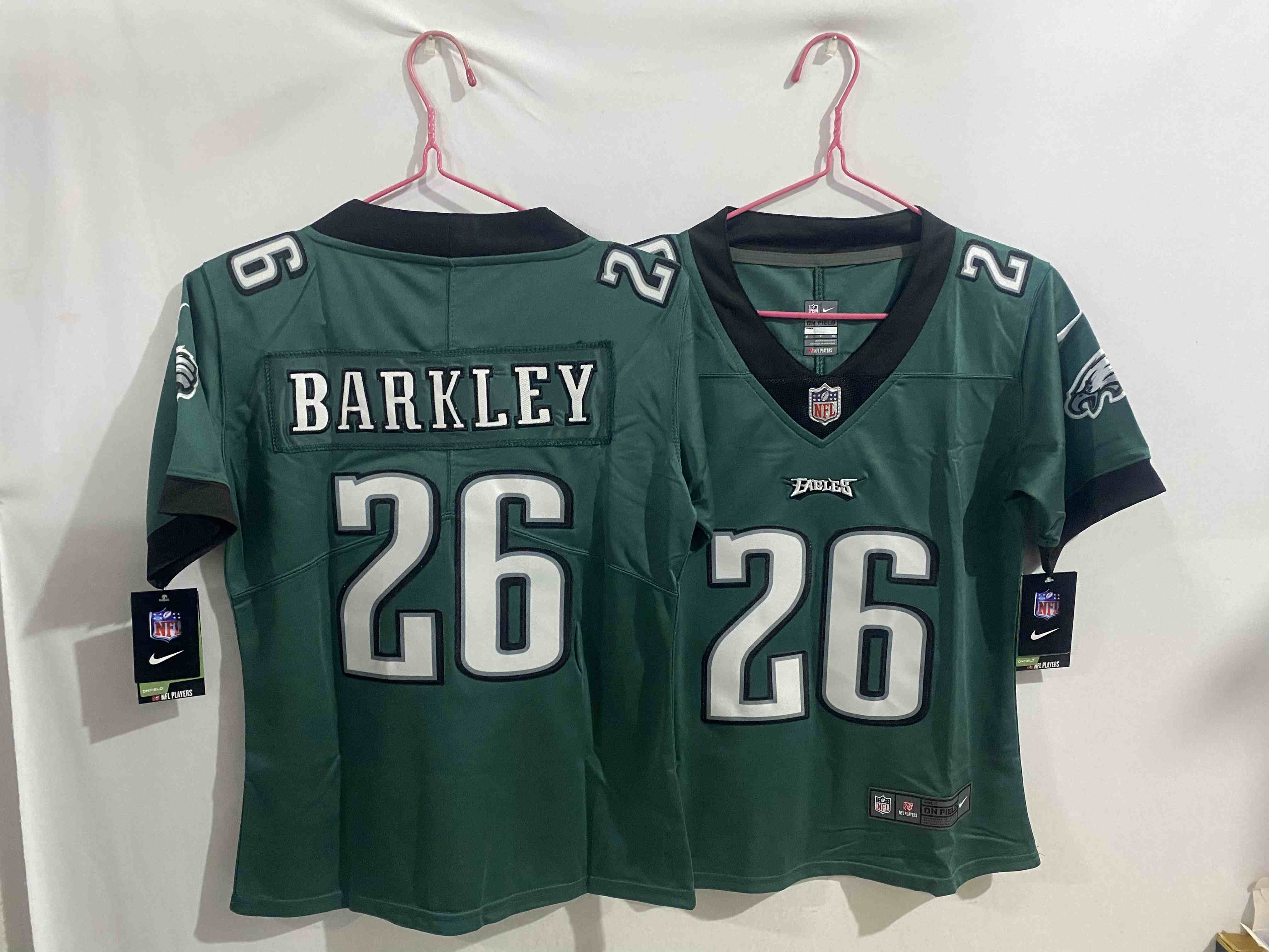 Youth Philadelphia Eagles #26 Saquon Barkley Green Vapor Untouchable Limited Stitched Jersey