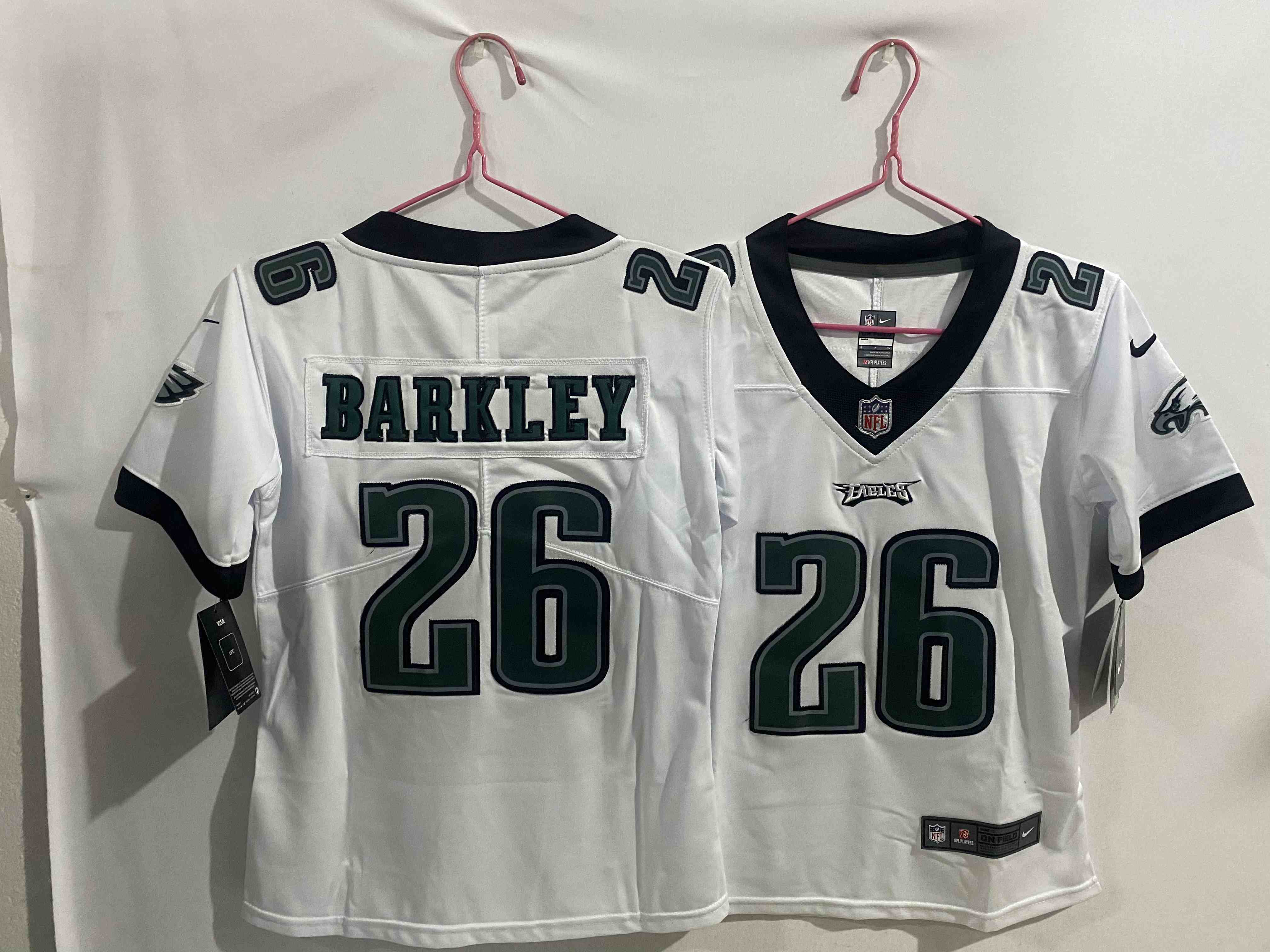 Youth Philadelphia Eagles #26 Saquon Barkley White Vapor Untouchable Limited Stitched Jersey