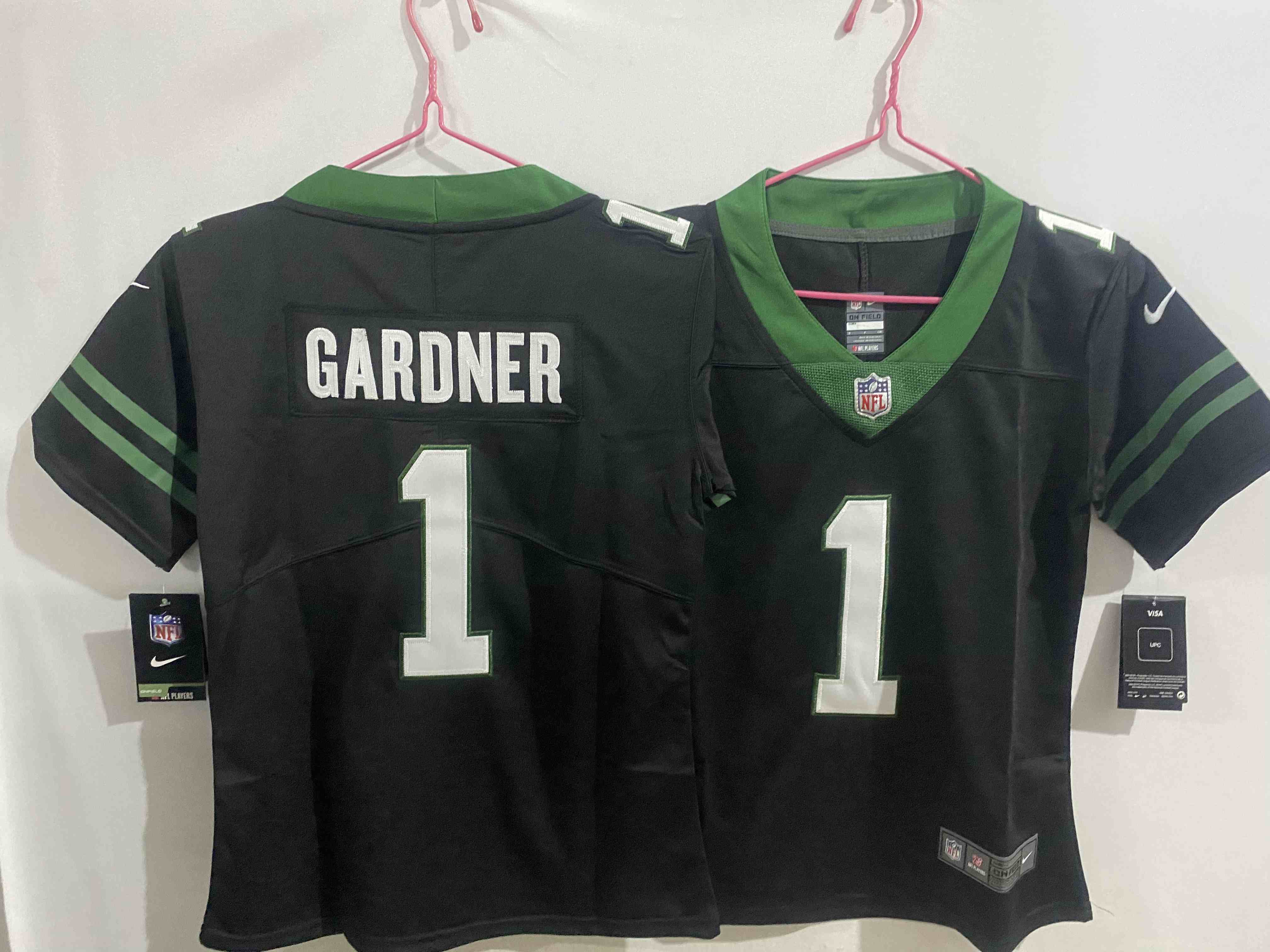 Women's  New York Jets #1 Sauce Gardner Black Vapor Limited Stitched Jersey