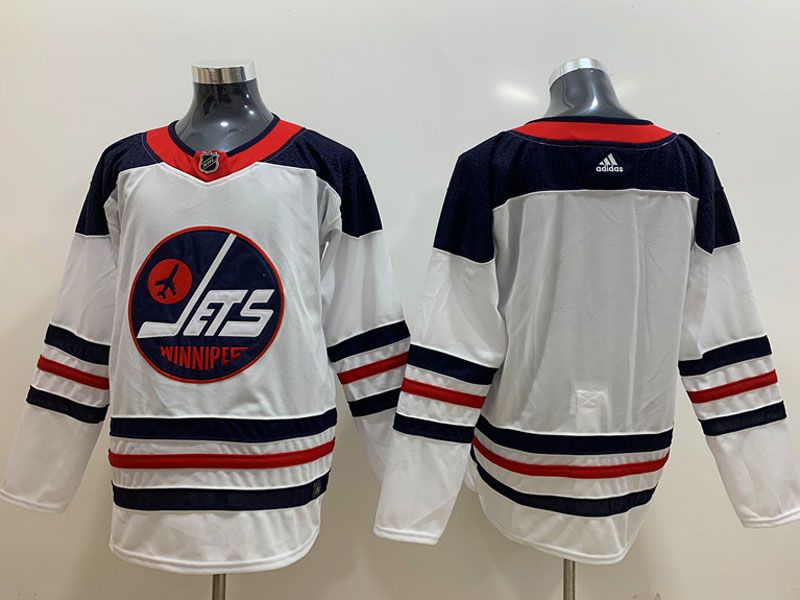 Mens Adidas Winnipeg Jets White Blank Made Fanatics Branded Alternate Player Jersey