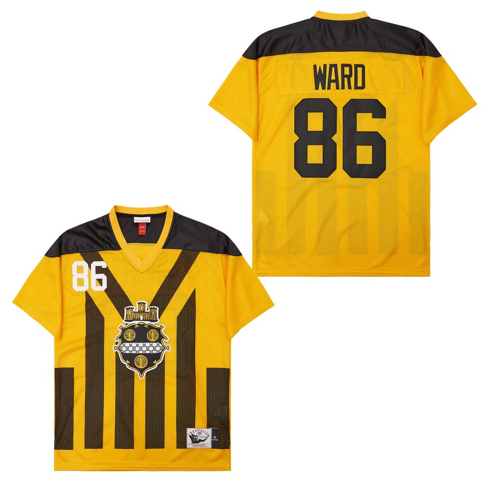Men's Pittsburgh Steelers ##86 Hines Ward 1994 Mitchell & Ness Authentic Throwback Retired Player Jersey - Gold