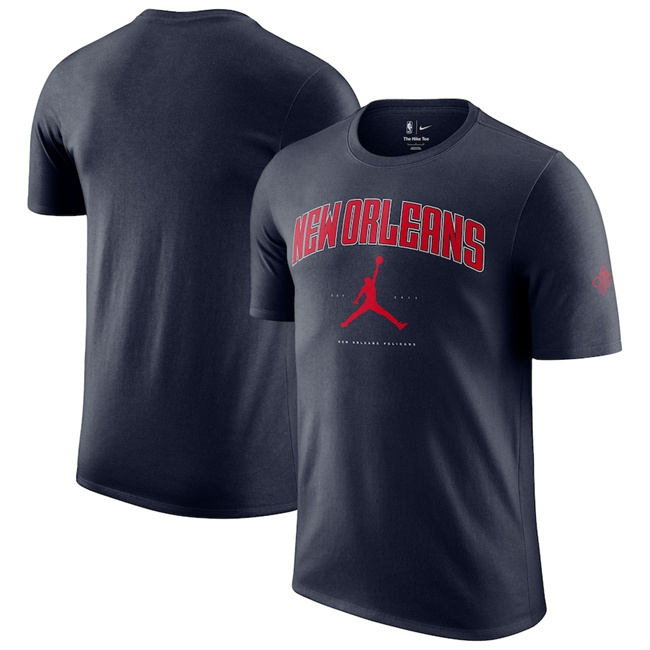 Men's New Orleans Pelicans Navy Essential Cities T-Shirt
