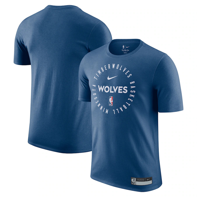 Men's Minnesota Timberwolves Blue 2025 Legend On-Court Practice Performance T-Shirt