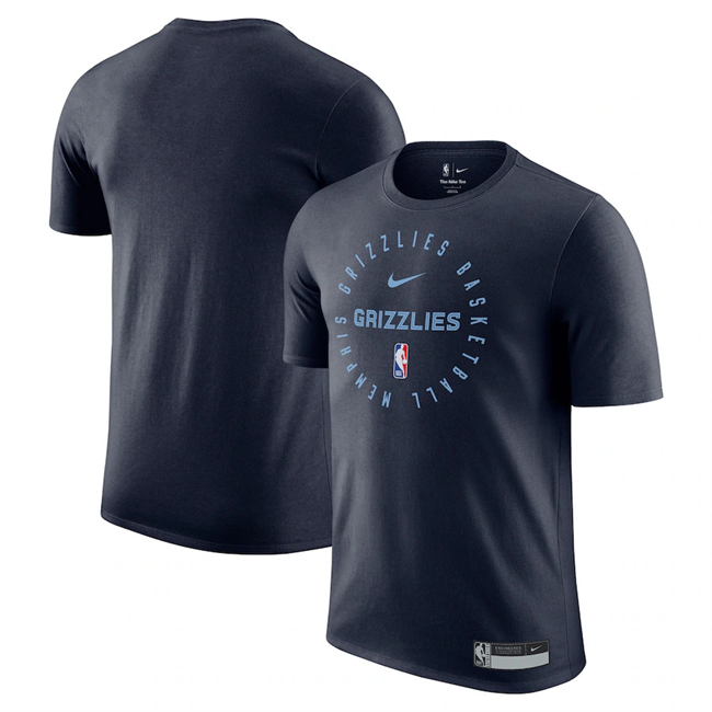 Men's Memphis Grizzlies Navy 2025 Legend On-Court Practice Performance T-Shirt
