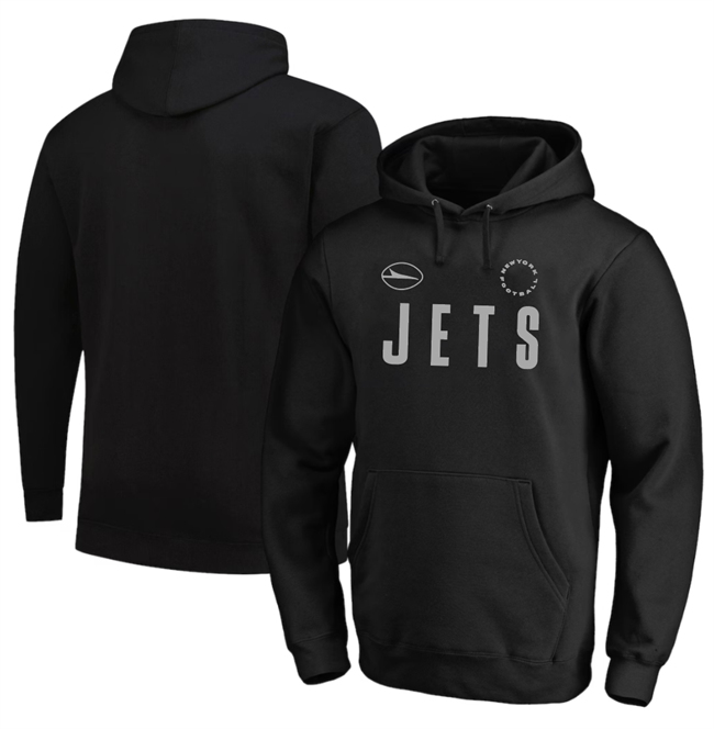 Men's New York Jets Black Big & Tall Chip Shot Hoodie