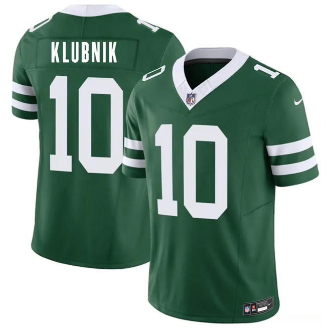 Men's New York Jets #10 Cade Klubnik Green 2026 Draft F.U.S.E. Vapor Untouchable Limited Stitched Jersey