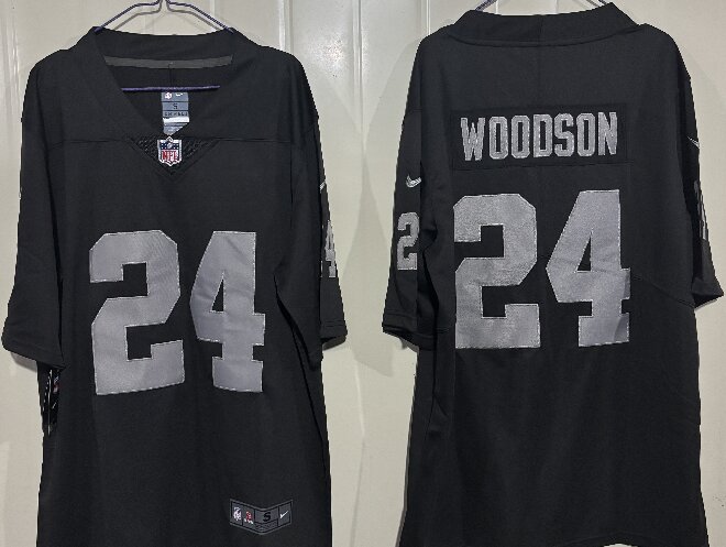 Men's Las Vegas Raiders #24 Charles Woodson Black 2026 Draft F.U.S.E. Vapor Untouchable Limited Stitched Football Jersey