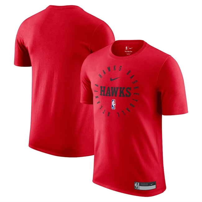 Men's Atlanta Hawks Red 2025 Legend On-Court Practice Performance T-Shirt