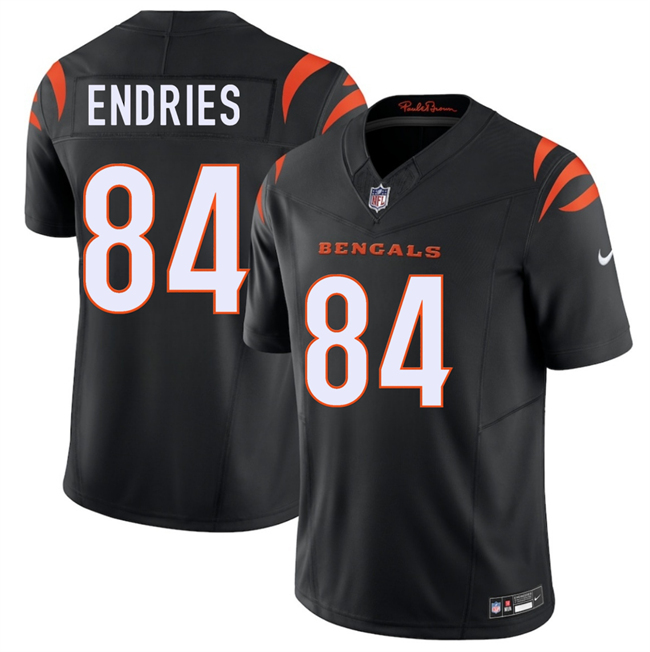 Men's Cincinnati Bengals #84 Jack Endries Black 2026 Draft F.U.S.E. Vapor Untouchable Limited Stitched Football Jersey